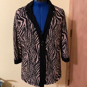 Slinky Brand, animal print jacket (mlb-tp)